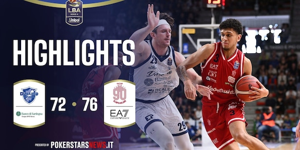 Banco di Sardegna Sassari - EA7 Emporio Armani Milano  | PokerstarsNews Highlights Serie A Unipol 2025/2026