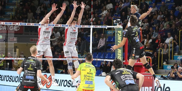 Nella 1a successi per Civitanova, Verona, Milano e Padova