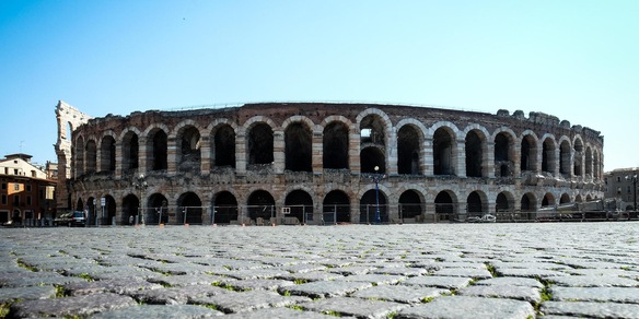Milano-Cortina, a Verona iniziano i lavori in piazza Bra