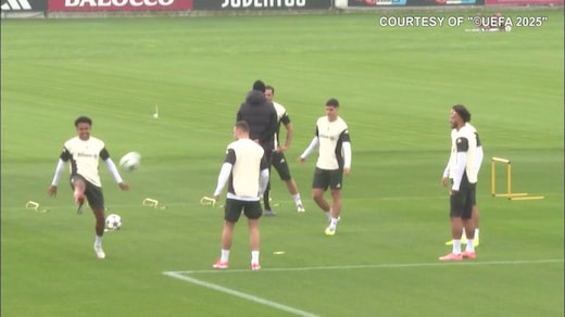 Juventus, Tudor e la squadra in campo alla Continassa verso il Real Madrid