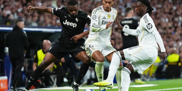 Champions League: la Juve lotta, ma Bellingham premia il Real Madrid. Rivivi la diretta