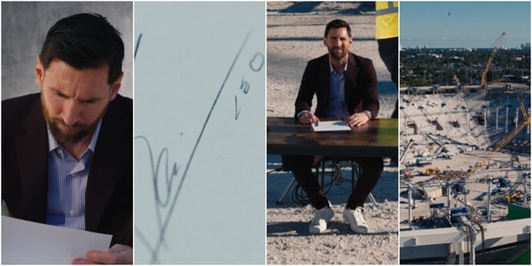 Messi rinnova con l'Inter Miami: l'annuncio con un video nel cantiere del nuovo stadio