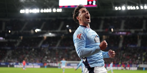 Liga, Celta corsaro a Pamplona all'ultimo respiro