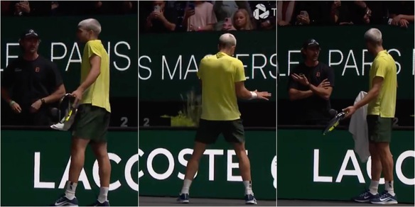 Alcaraz perde un set con Norrie e si innervosisce: dal box preoccupati, gli ripetono una cosa