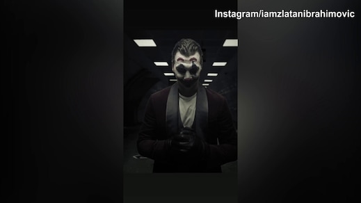 Ibra versione Halloween, che paura!