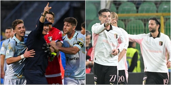 Serie B: notte in vetta per il Frosinone, 'manita' e festa per il Palermo. Poker Avellino