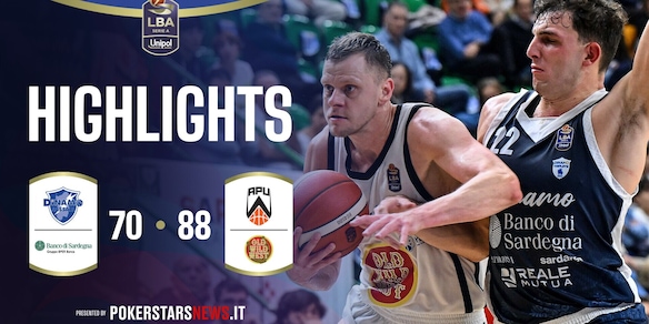 Banco di Sardegna Sassari - APU Old Wild West Udine | PokerstarsNews Highlights Serie A Unipol 2025/2026