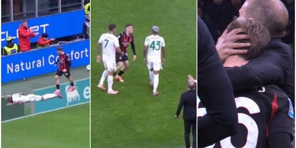 Saelemaekers e Wesley, scintille in campo durante Milan-Roma: Allegri interviene e...