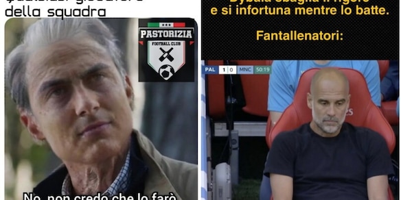 La Roma perde contro il Milan dopo un rigore sbagliato da Dybala: i social si scatenano con le ironie