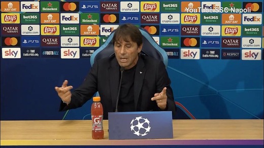 Conte: "Il Napoli dà fastido, fa paura"