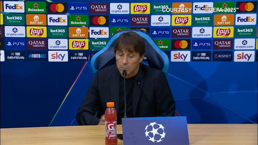 Conte: "Arbitri? Appena qualcuno ha parlato..."