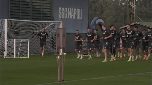 Il Napoli prepara la sfida all'Eintracht
