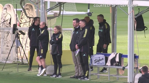 Juventus, Spalletti dirige l'allenamento in vista dello Sporting Lisbona