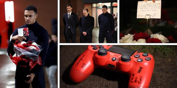 Alexander-Arnold in lacrime al memoriale di Diogo Jota: i regali e la lettera commuovono il mondo