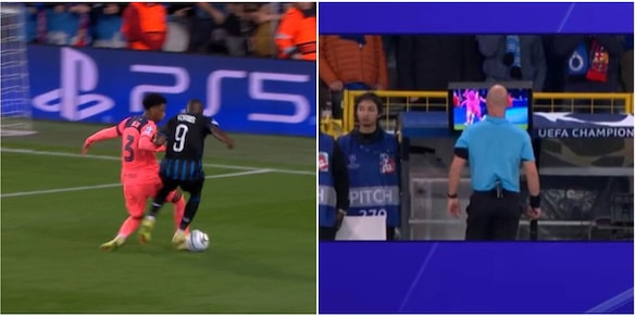 Taylor, ennesima follia in Bruges-Barcellona: rigore assurdo, il Var costretto a intervenire