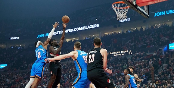 Nba, si ferma la striscia di Oklahoma: colpo grosso Portland. Doncic e Jokic brillano nella notte