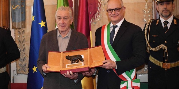 De Niro a Roma: la premiazione con il sindaco Gualtieri