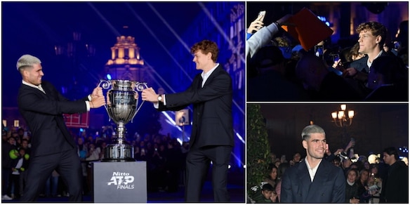 Sinner e Alcaraz si “sfidano” sul Blue Carpet a Torino per le Finals: tifosi entusiasti