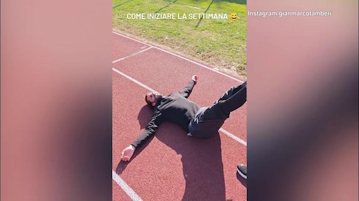 Tamberi, la settimana inizia così