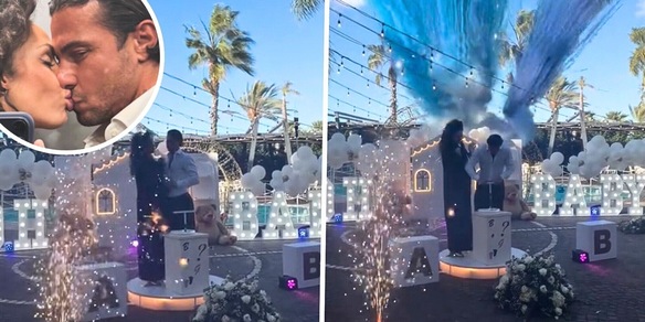 Raffaella Fico incinta di Izzo, svelato il sesso del bebè. Il gesto di Pia al gender reveal party