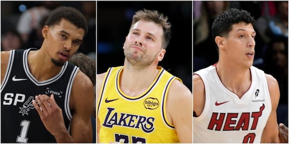 Nba: Wembanyama e Doncic trascinano Spurs e Lakers, vincono gli Heat di Fontecchio