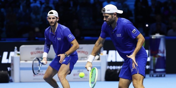 Atp Finals, Bolelli-Vavassori un ko indolore: Krawietz-Puetz vincono in tre set, ma gli azzurri volano in semifinale