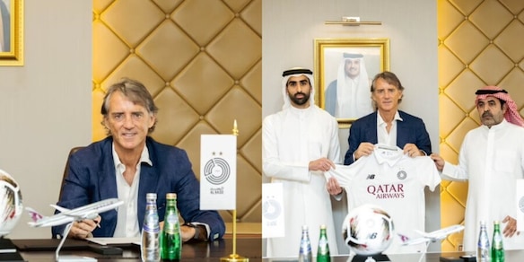 Mancini è il nuovo allenatore dell'Al Saad: le foto della firma in Qatar