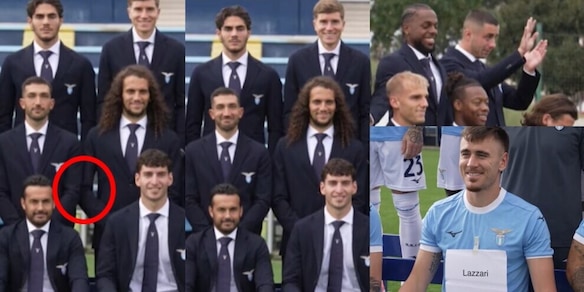 Il backstage Lazio per la foto ufficiale: Guendouzi disturba Cataldi, Marusic interrompe tutto