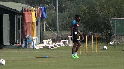 Napoli, lungo stop per Anguissa