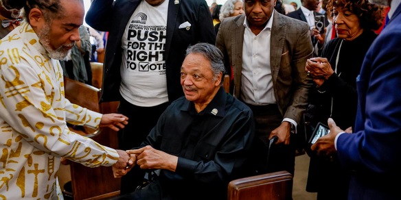 Il leader dei diritti Usa Jesse Jackson ricoverato in ospedale