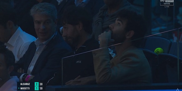 Sonego e Berrettini in tribuna, tifosi speciali per Musetti