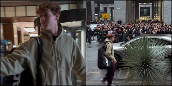 Sinner, quanto entusiasmo dai tifosi all'uscita dall'hotel