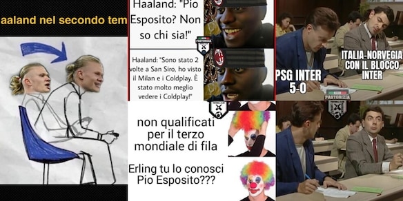 L'Italia crolla contro la Norvegia di Haaland e i social non perdonano