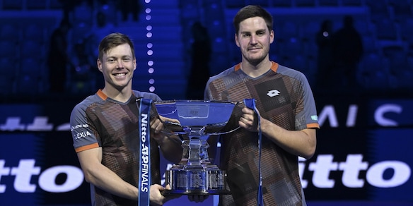 La coppia Lotto Henry Patten–Harri Heliovaara vincono il primo titolo alle Atp Finals