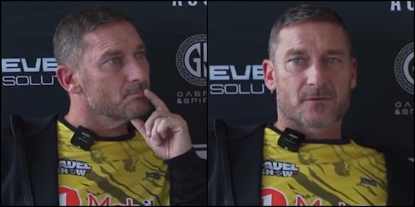 Totti: "Il lavoro di Gasperini? Non si vede ancora, pensa quando si vedrà... Per lo scudetto è lotta a tre"