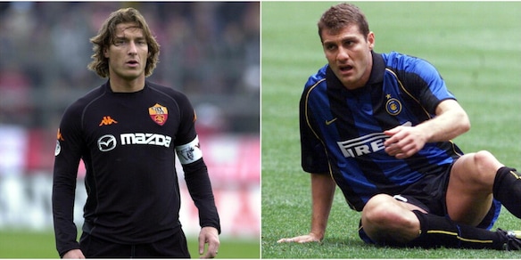 Ronaldo, Vieri, Totti, Batistuta...: i giocatori di Roma e Inter l'ultima volta che sono state capoliste in Serie A