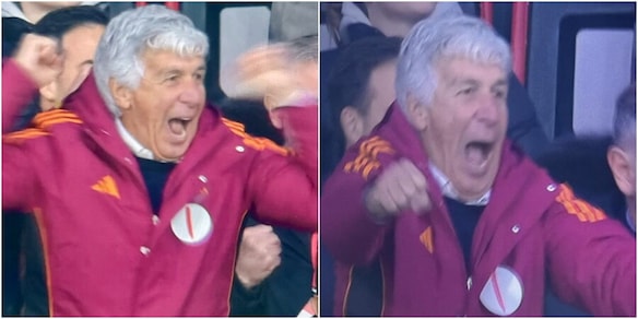 Gasperini in tribuna: che show al gol di Wesley