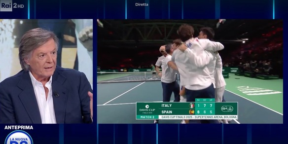 Panatta e il commento in diretta tv su Sinner dopo il trionfo dell'Italia in Coppa Davis: "Senza di lui..."
