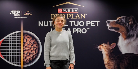 Nitto ATP Finals di Torino, Jasmine Paolini insieme a Cesare per "un'allenamento da... cani"