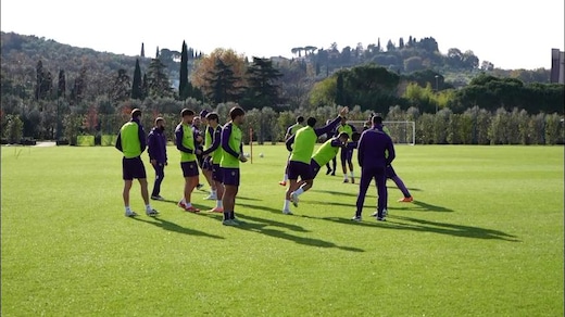 Fiorentina, allenamento al Viola Park senza Gosens e Dodò
