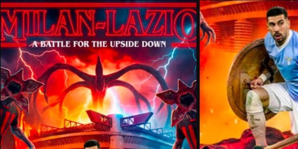 Milan-Lazio come Stranger Things, la presentazione social esalta i tifosi. E i giocatori del Milan diventano…