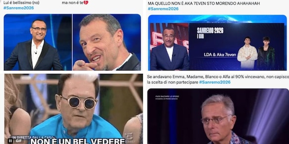 Il cast di Sanremo 2026 fa impazzire i social tra meme e ironie: "Ma sono tutti scappati?"