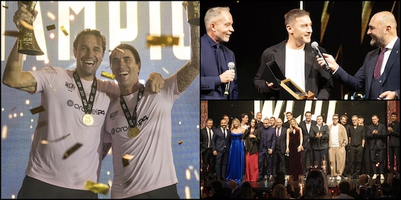 EA7 World Legends Padel Tour, trionfo Toni-Ceccarelli e Totti premiato MVP: tutte le foto