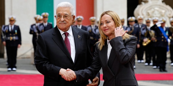 Abu Mazen sarà tra gli ospiti di Atreju, la kermesse di FdI