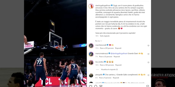 Ufficiale: Danilo Gallinari lascia il basket