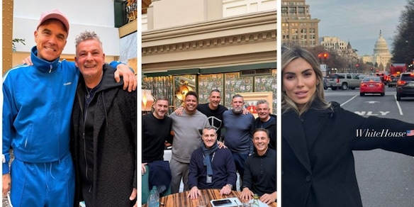 Totti con Ronaldo e Batistuta, Baggio con Robbie Williams e alla Casa Bianca, Noemi Bocchi turista e tutti i vip: le foto show prima del sorteggio