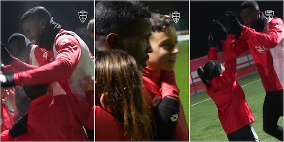 Keita Balde, Dany Mota e Obiang regalano un allenamento da sogno ai baby del Monza: spettacolo in campo