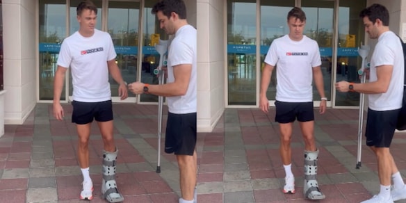 Rune torna a camminare dopo l'infortunio: il video pubblicato sui social
