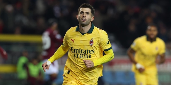 Milan, effetto Pulisic: Torino battuto in rimonta 3-2 e aggancio al Napoli