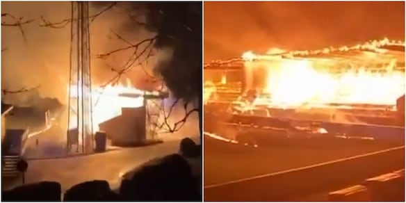 Storico club finlandese retrocede in Serie B: stadio dato alle fiamme